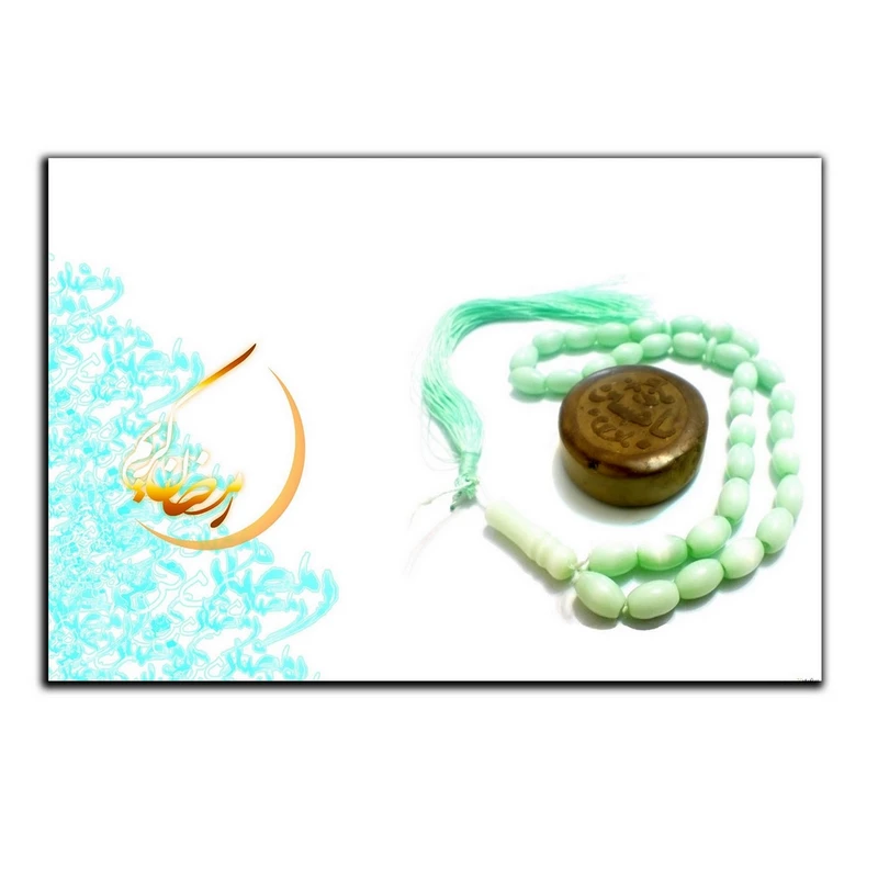تابلو شاسی بکلیت طرح مذهبی مهر و تسبیح مدل SH-8455