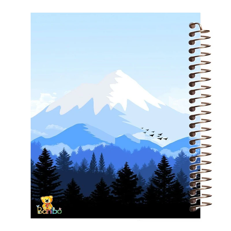 دفتر نقاشی 50 برگ بانیبو مدل کوه  کد 121