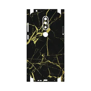 MAHOOT  Graphite-Gold-Marble-FullSkin Cover Sticker for Nokia 6.1 Plus