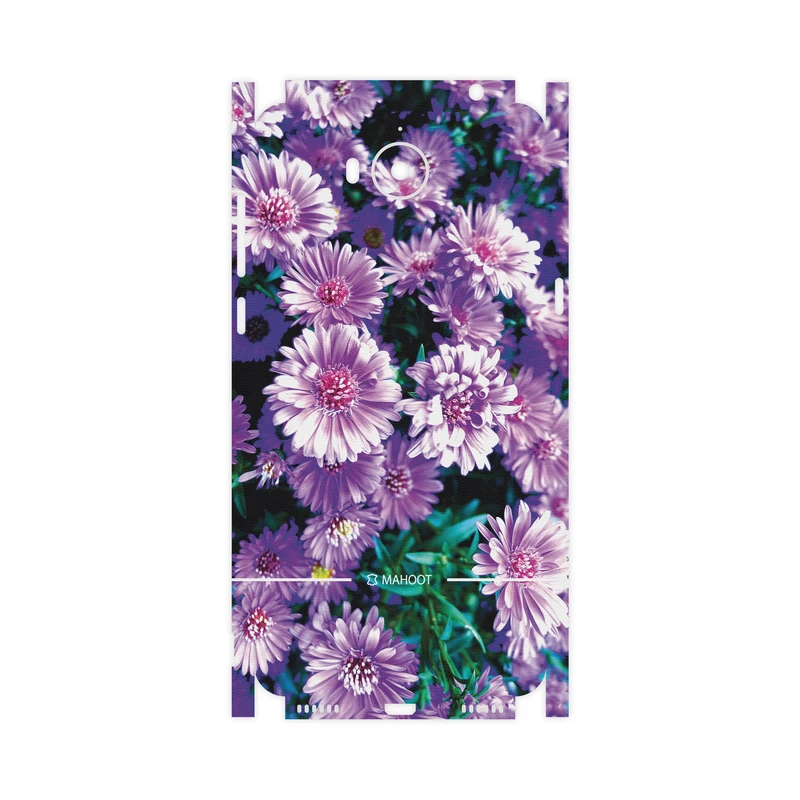 برچسب پوششی ماهوت مدل Purple-Flower-FullSkin مناسب برای گوشی موبایل هوآوی Y5 2017