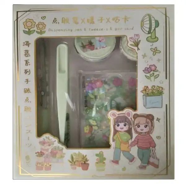 چسب کاغذی مدل واشی و استیکر کد 03 عرض 2 سانتی متری مجموعه 5عددی