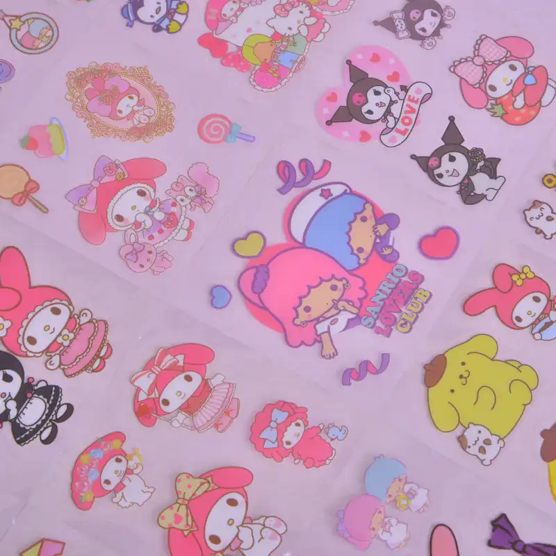 برچسب مدل برش خورده طرح ملودی و کرومی بسته 24 عددی