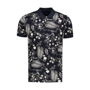 پولوشرت مردانه کیکی رایکی طرح هاوایی مدل MBB02974-403