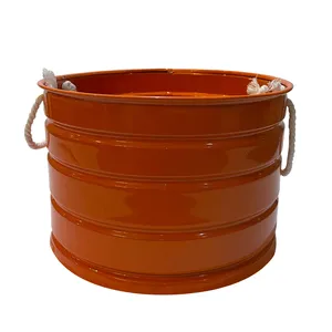 گلدان دکوری مدل لاوین سطلی کد XL-20