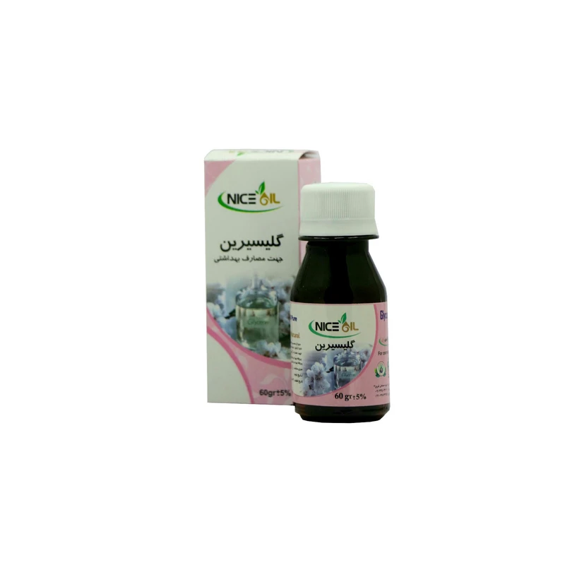 روغن بدن و مو جی نایس اٌیل مدل گلسیرین حجم 60 میلی لیتر