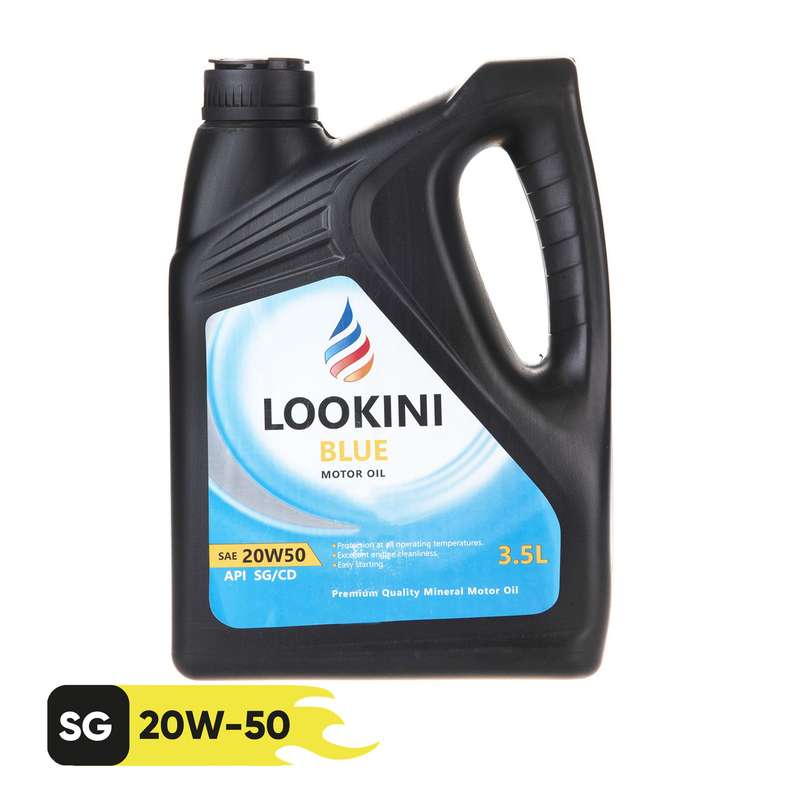 روغن موتور خودرو لوکینی مدل Blue-20W50 حجم 3.5 لیتر