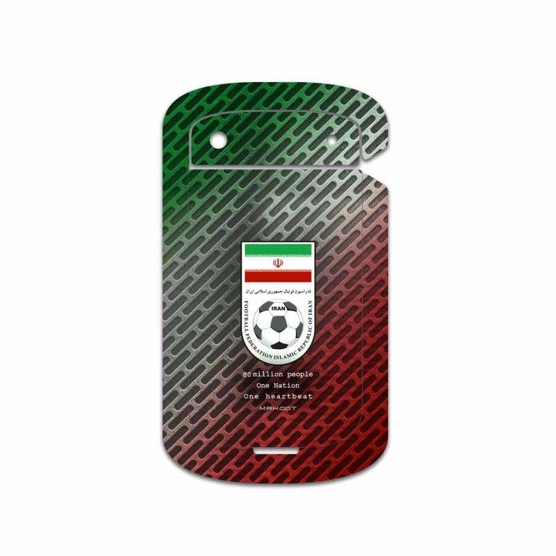 برچسب پوششی ماهوت مدل Iran-National-Football-Team مناسب برای گوشی موبایل بلک بری Bold Touch 9900