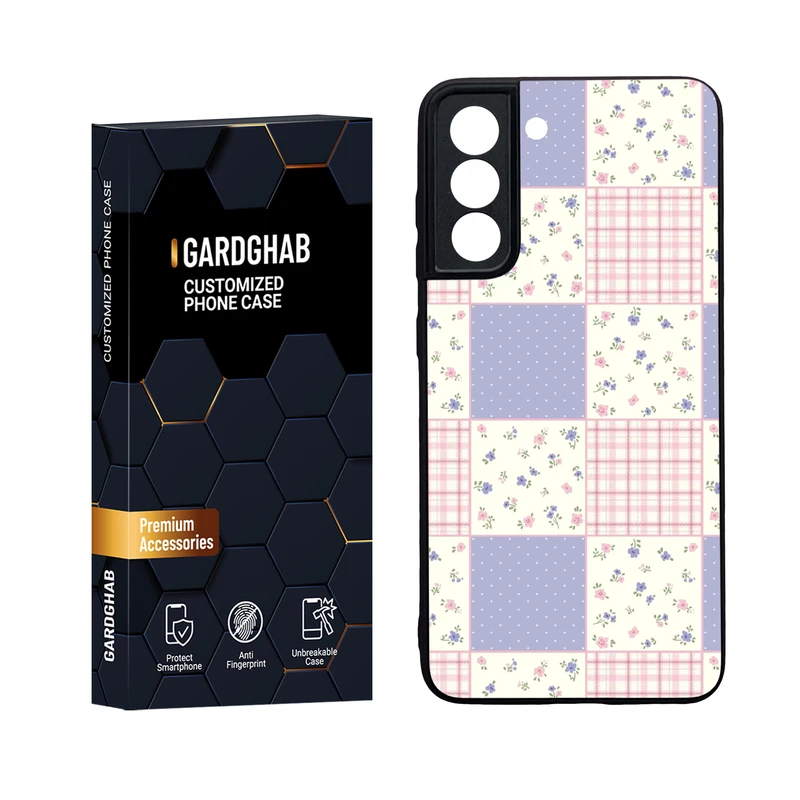 کاور گارد قاب مدل دور ژله ای پشت گلس دخترانه مناسب برای گوشی موبایل سامسونگ Galaxy S21 FE