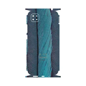 MAHOOT Turquoise feathers-FullSkin Cover Sticker for Xiaomi Poco C3