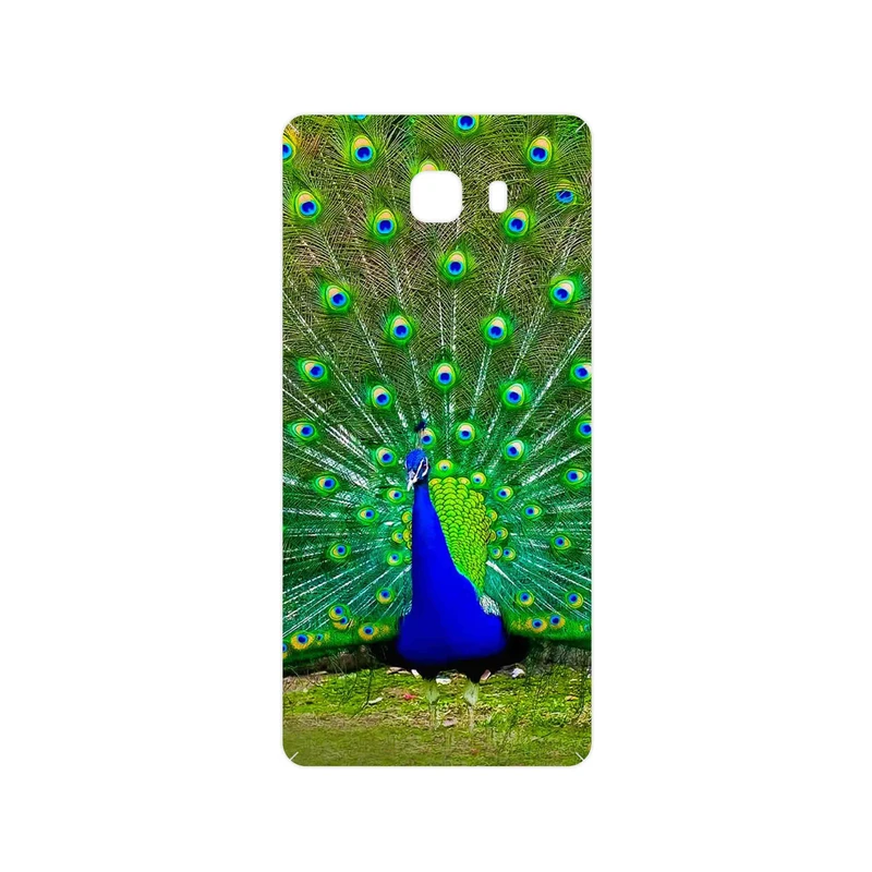 برچسب پوششی ماهوت مدل Peacock مناسب برای گوشی موبایل سامسونگ Galaxy C9 Pro