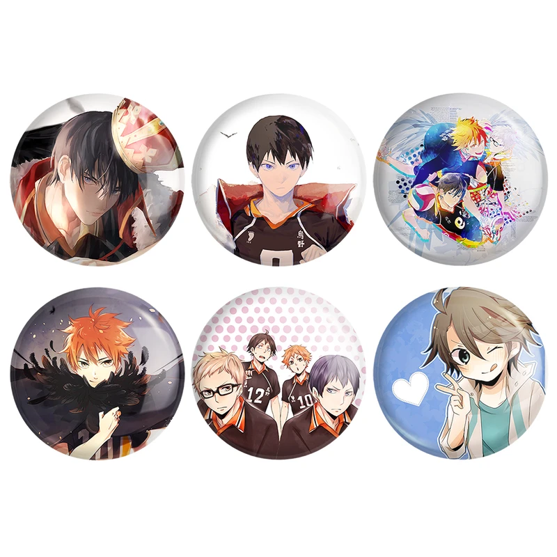 مگنت خندالو طرح انیمه آبشار سرنوشت هایکیو کاگیاما کد 436B مجموعه 6 عددی