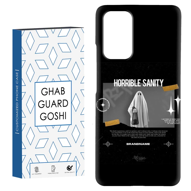 کاور قاب گارد گوشی طرح روح مشکی کد Dimo-699 مناسب برای گوشی موبایل شیائومی Redmi Note 9 4G / Redmi 9T
