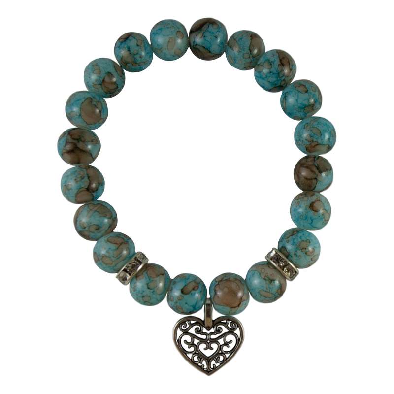 دستبند دخترانه طرح قلب کد 1022 دستبند دخترانه طرح قلب کد 1022