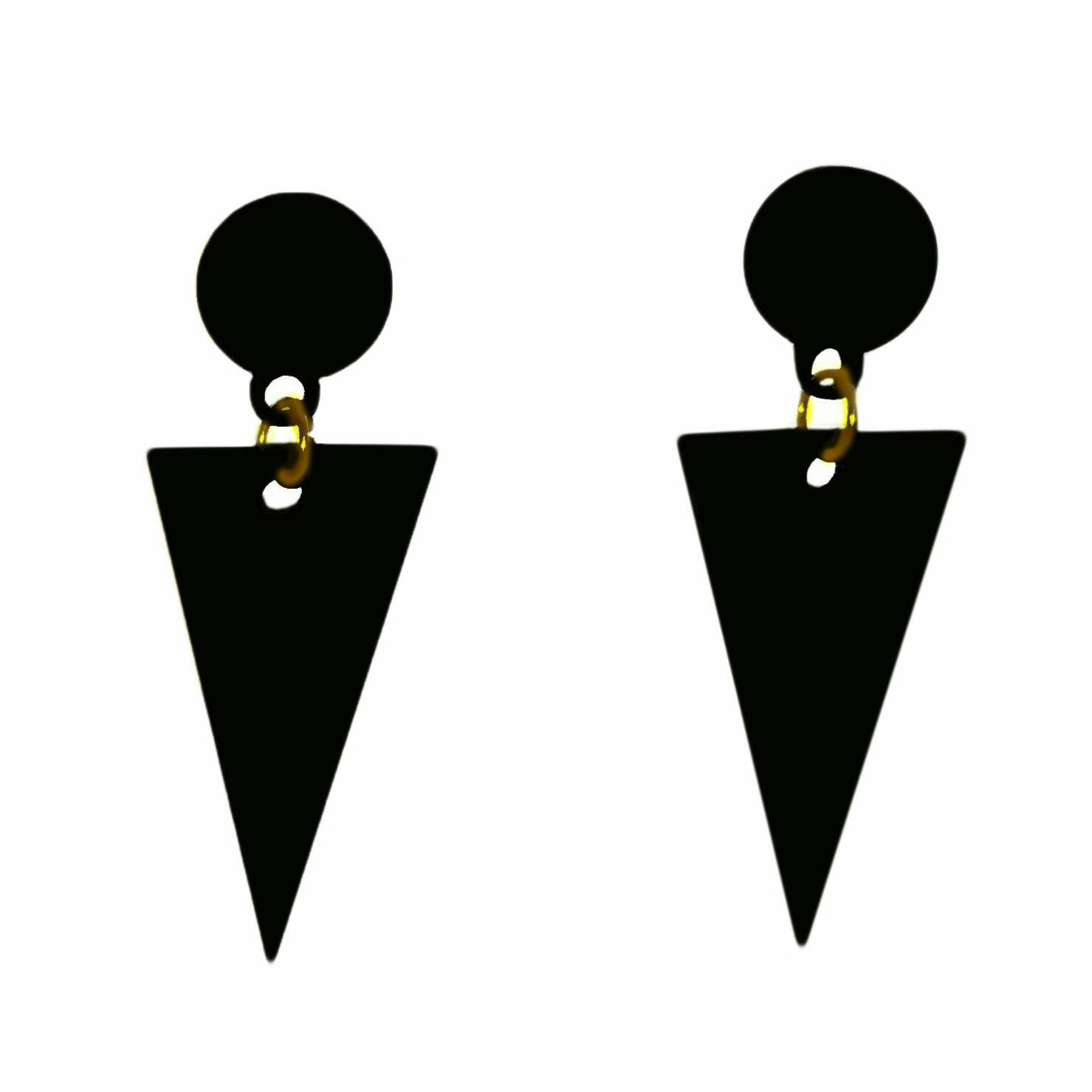 گوشواره زنانه طرح مثلث کد E.MS.P.11 -  - 1