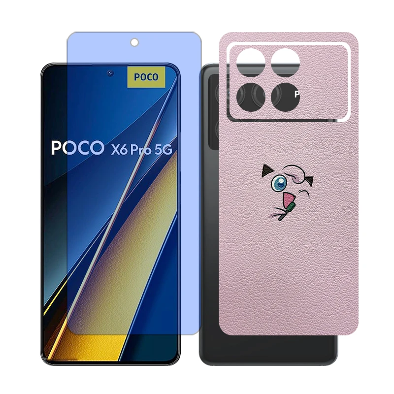 محافظ صفحه نمایش آنتی بلو گلس مدل Together مناسب برای گوشی موبایل شیائومی Poco X6 Pro به همراه برچسب پوششی