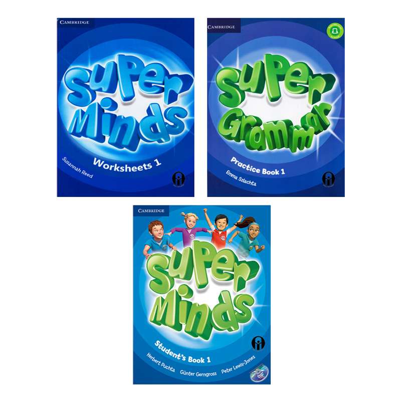 کتاب Super Minds 1 اثر جمعی از نویسندگان انتشارات الوندپویان سه جلدی کتاب Super Minds 1 اثر جمعی از نویسندگان انتشارات الوندپویان سه جلدی