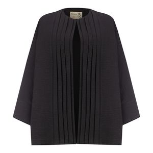 مانتو زنانه السانا مدل جوانه کد 223901 رنگ مشکی