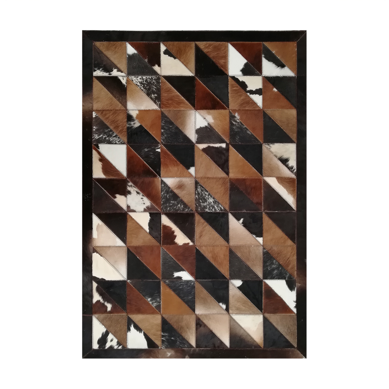 کلاژ فرش پوست و چرم کمالی مدل AD-0350