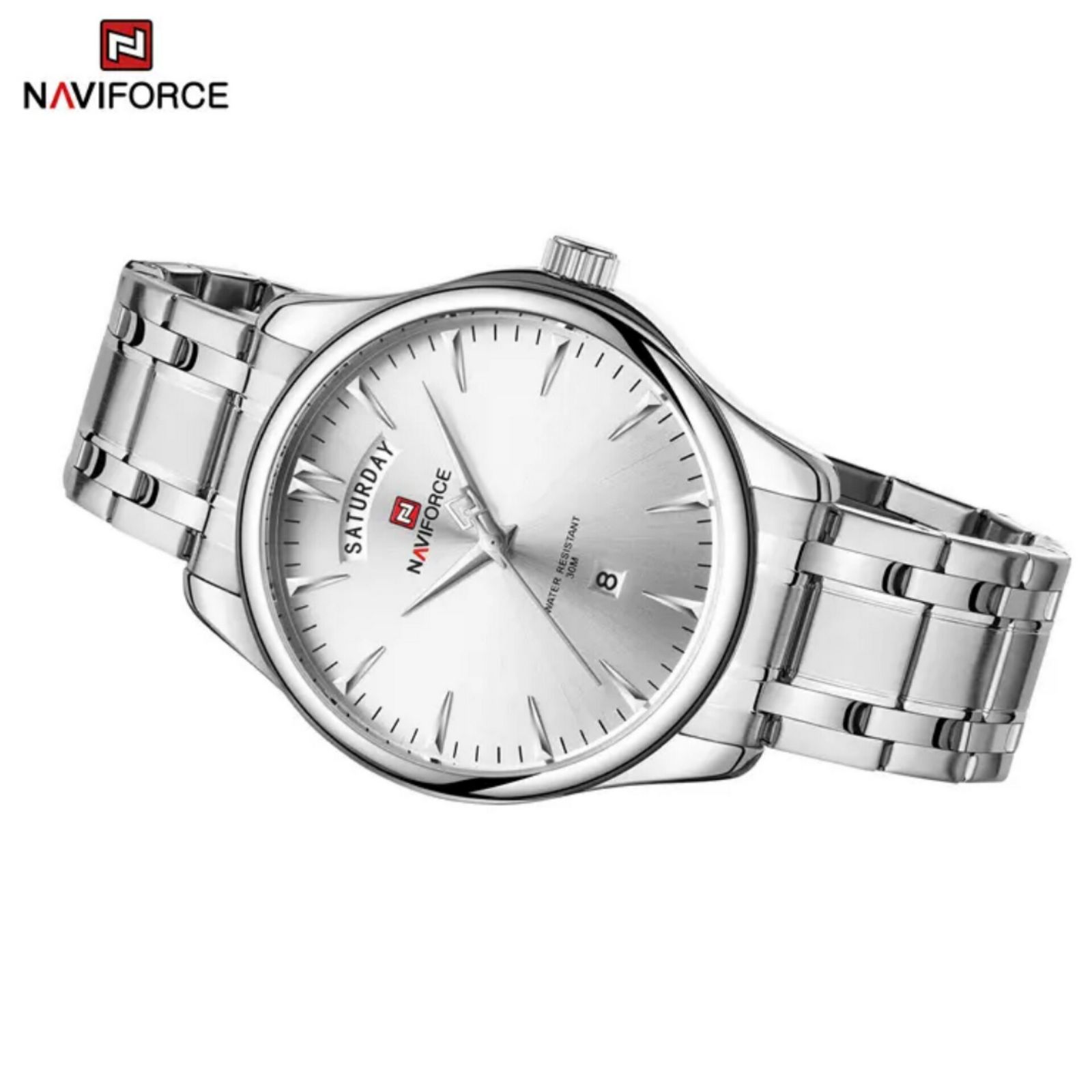 ساعت مچی عقربه‌ای مردانه نیوی فورس مدل دو تقویم کد NF9213 -  - 6
