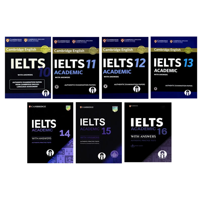 کتاب IELTS Academic Cambridge اثر جمعی از نویسندگان انتشارات الوندپویان جلد 10 تا 16