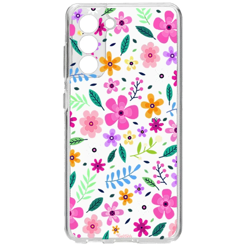 کاور طرح گل مناسب برای گوشی موبایل سامسونگ Galaxy S21 Plus