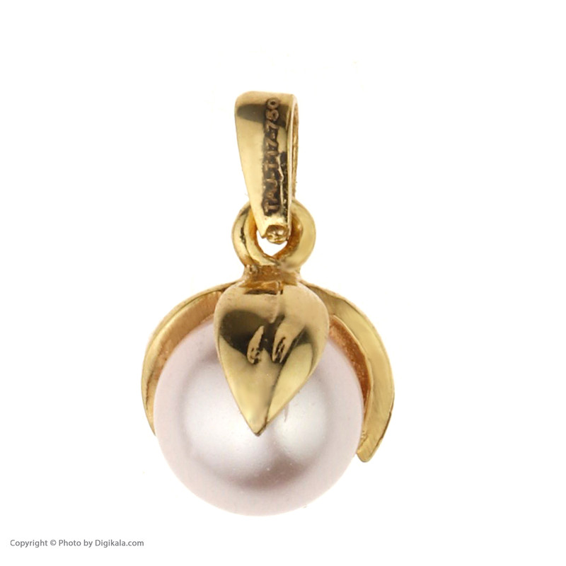 آویز گردنبند طلا 18 عیار زنانه تاج مدل 1A006