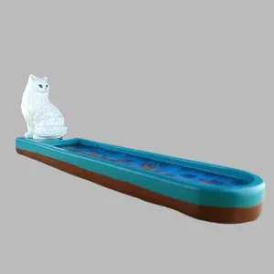 جاعودی سنگی طرح گربه و حوض کد CCP003