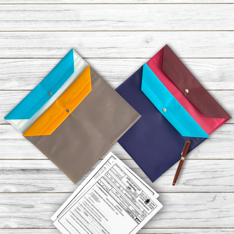 پوشه دکمه دار مدل دوستدار محیط زیست بسته 10 عددی