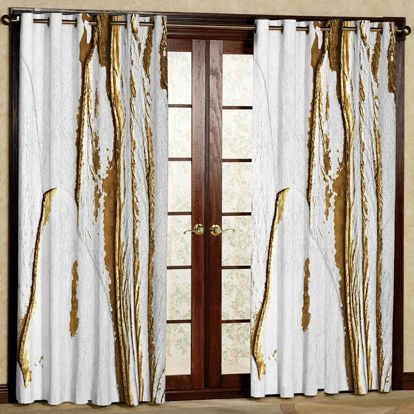 پرده مدل مخمل پانچی کد 6799 سایز 280x140 سانتی متر