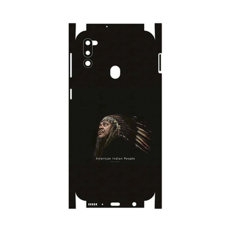 برچسب پوششی ماهوت مدل Portrait of an Indian Man-FullSkin مناسب برای گوشی موبایل سامسونگ Galaxy M21 (2021) Edition