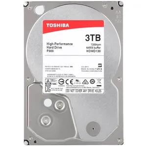 هارددیسک اینترنال توشیبا سری P300 مدل HDWD130EZSVA ظرفیت 3 ترابایت