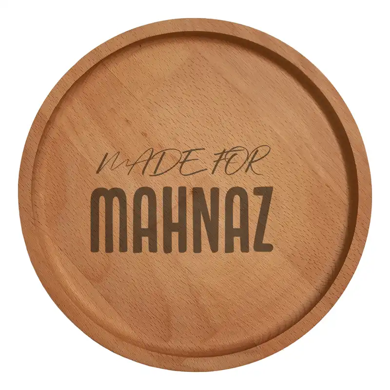 بشقاب چوبی مدل مهناز