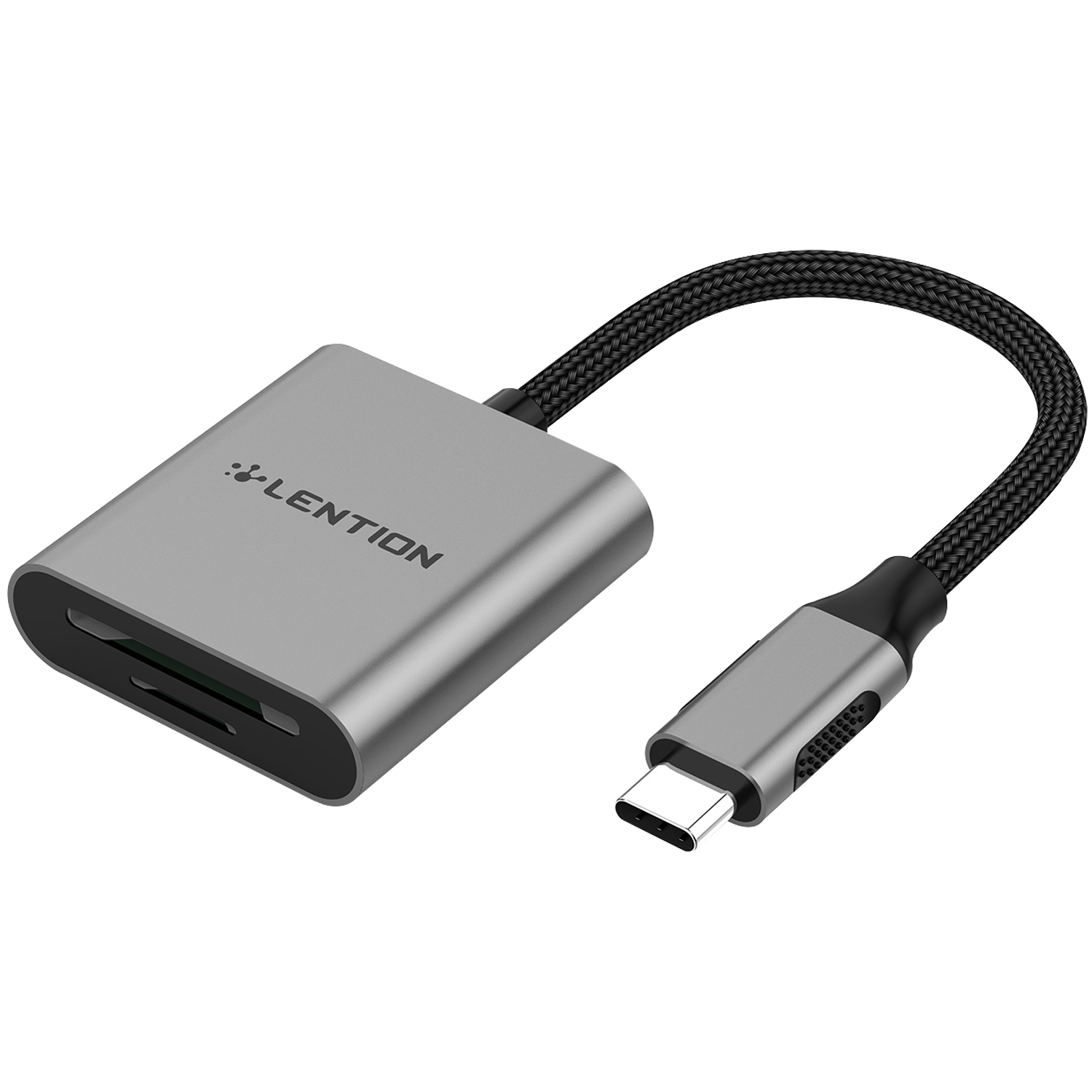 مبدل USB-C به SD/microSD لنشن مدل CB-TP-C8-SIL