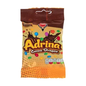 دراژه کاکائویی آدرین با طعم شیری - 50 گرم بسته 24 عددی