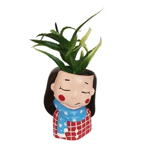 گلدان به همراه کاکتوس مصنوعی مدل 20364