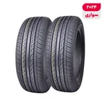 لاستیک خودرو اویشن مدل VI682_77T با کاربری سواری و سایز رینگ 13 اینچ، فاق 65 درصد پهنا و پهنای 165 میلی‌متر، شاخص سرعت H (حداکثر سرعت 210 کیلومتر بر ساعت)، ساخت چین، دارای تایر تیوبلس، 2 حلقه
