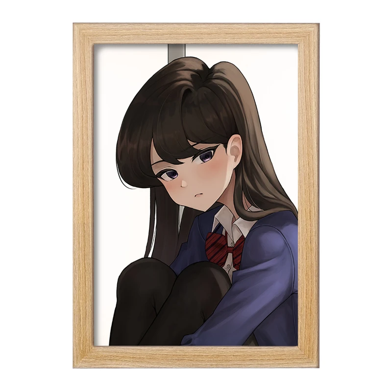 تابلو خندالو مدل انیمه کومی سان  کد 16107