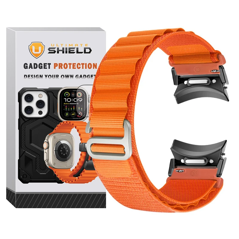 بند آلتیمیت شیلد مدل Alpine BK BTN مناسب برای ساعت هوشمند سامسونگ Galaxy Watch 4 44mm