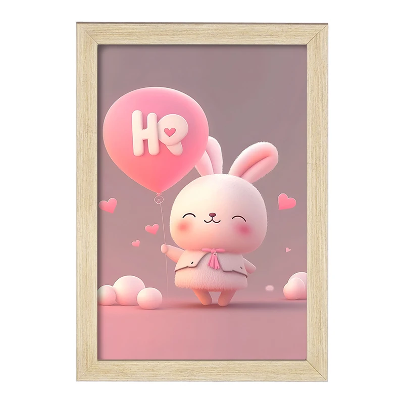 تابلو خندالو مدل خرگوش کیوت کد F5697