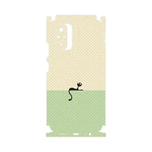 MAHOOT Minimal Internet Cat Icon-FullSkin Cover Sticker for Xiaomi Redmi Note 10
