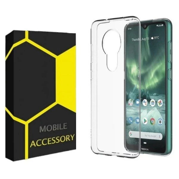 کاور مدل Transparent مناسب برای گوشی موبایل نوکیا 7.2 / 6.2