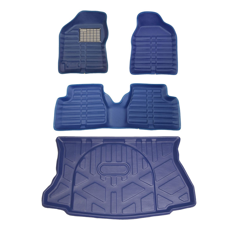 کفپوش سه بعدی خودرو لوکس سهیل مدل LS مناسب برای کوئیک به همراه کفپوش صندوق