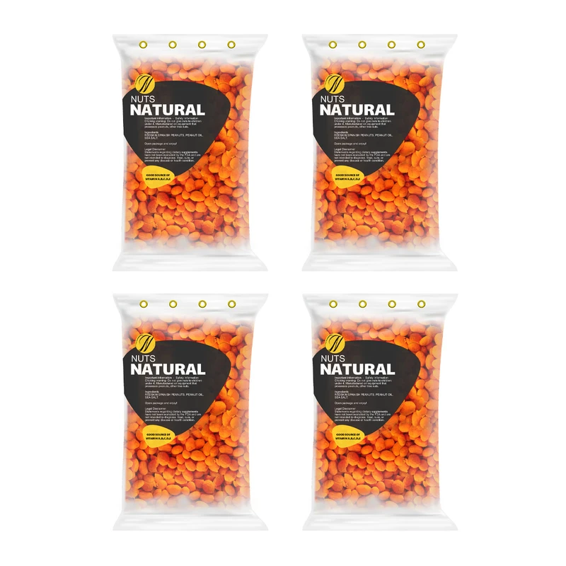 بادام زمینی روکش دار فلفلی نچرال - 250 گرم بسته 4 عددی 