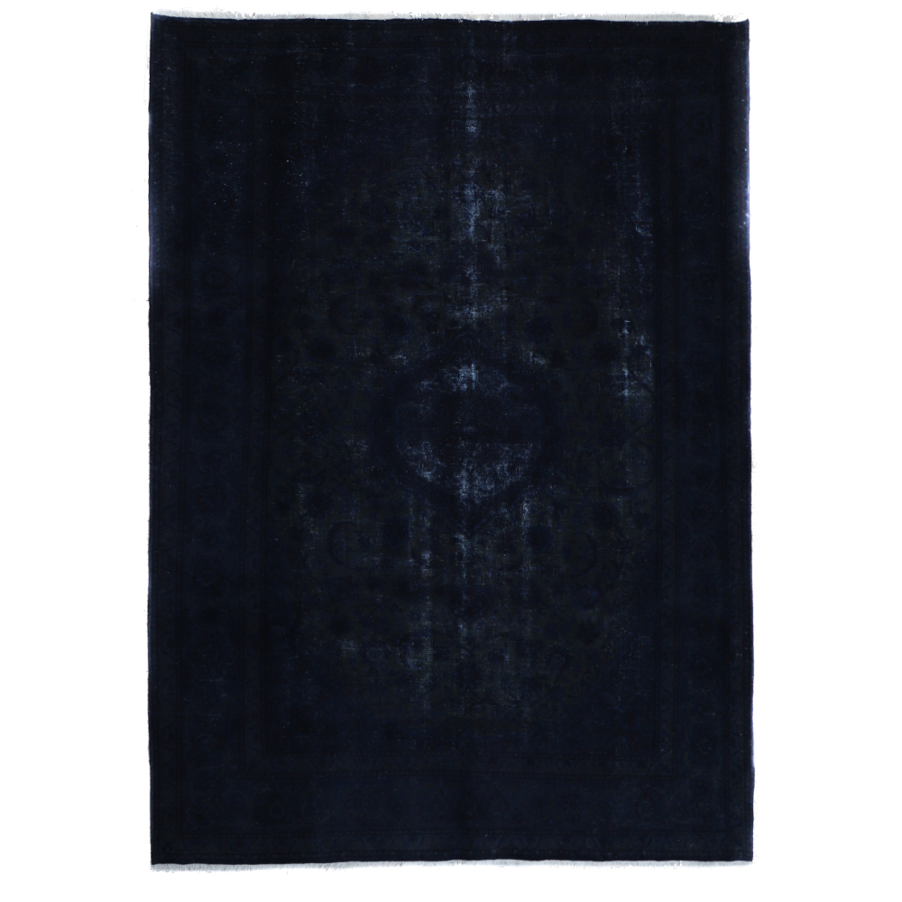 فرش دستبافت رنگ شده هشت ونیم متری مدل وینتیج کد 4102250