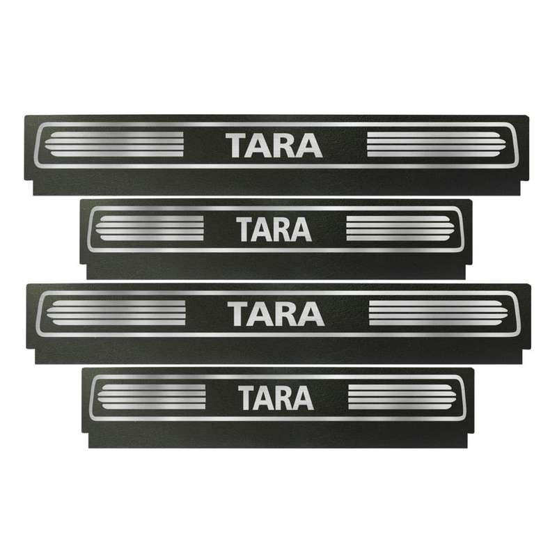 برچسب پارکابی خودرو مهدیار طرح چرم کد SP154 مناسب برای تارا بسته 4 عددی