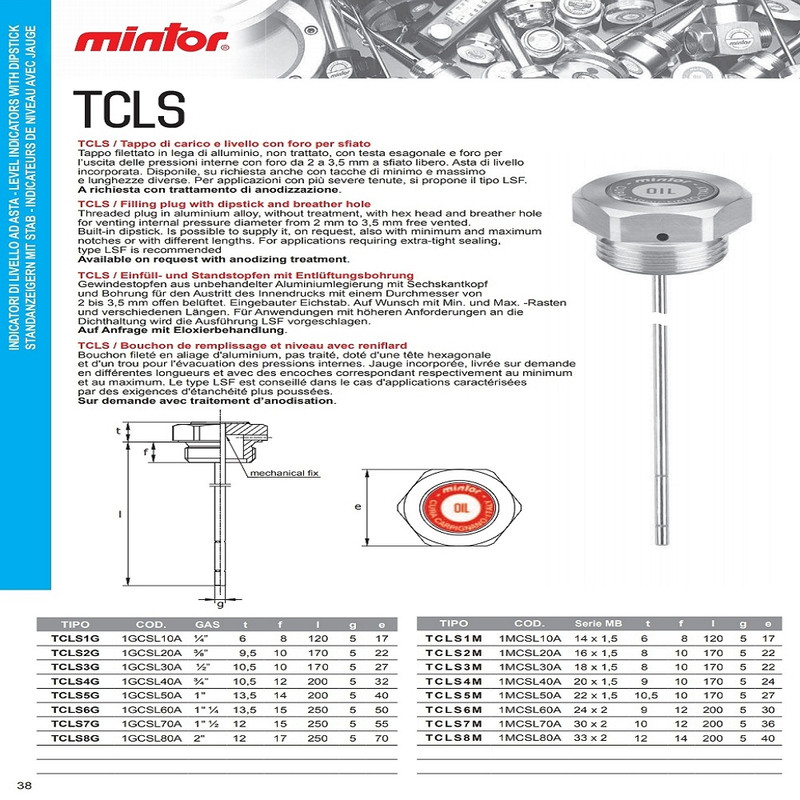 پیچ تخلیه بخار روغن مینتور مدل 1GCSL30A