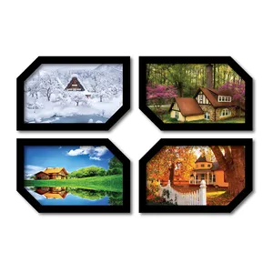 تابلو مدل منظره چهار فصل مجموعه 4 عددی