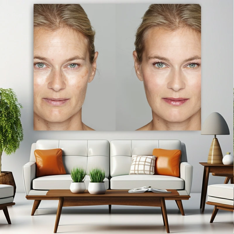 پوستر دیواری طرح مراقبت پوستی مدل جوانسازی کد BK23094