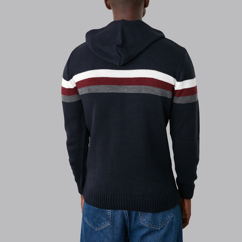 پلیور یقه ایستاده مردانه مدل 46939013 طرح ترندیول