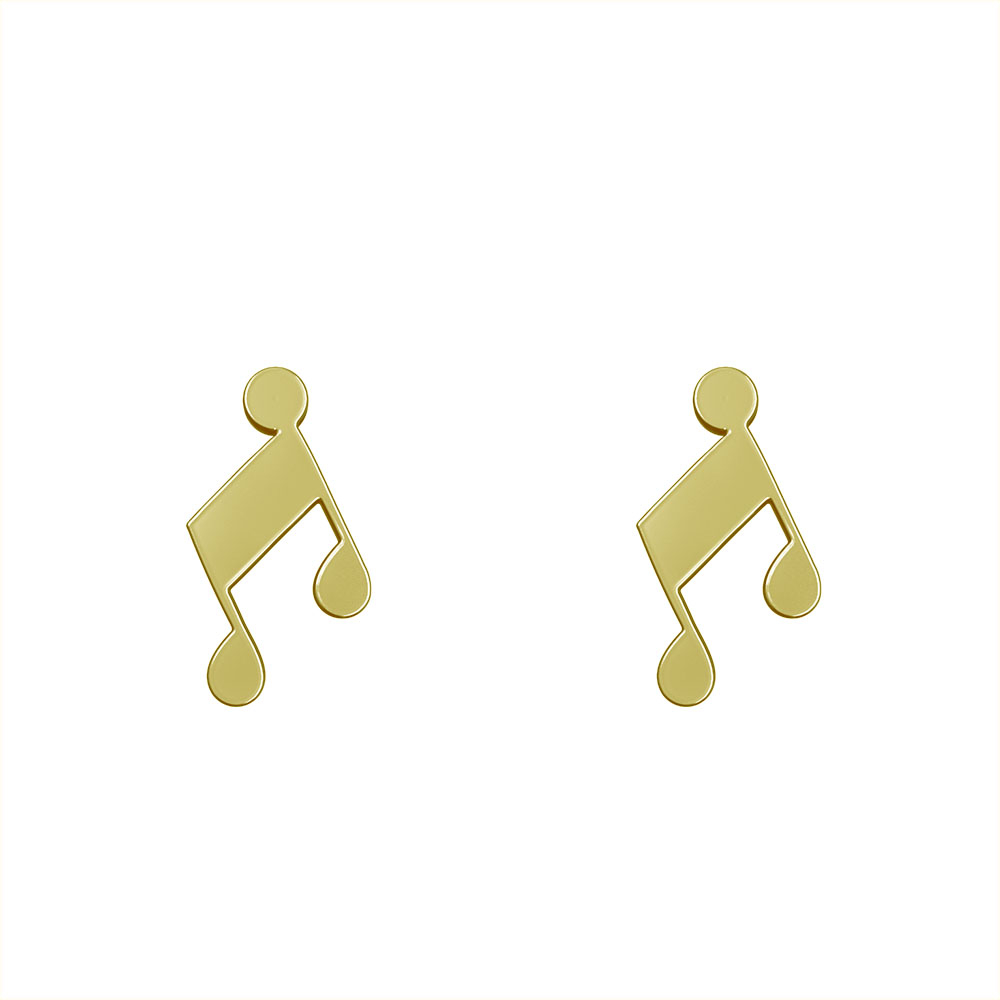 گوشواره طلا 18 عیار زنانه مدوپد مدل نت کد GA1-10517